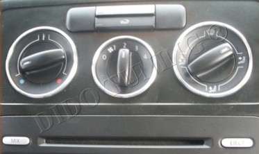 Кільця на ручки пічки VW Passat B6 / Golf 5 / Touran / Caddy фото