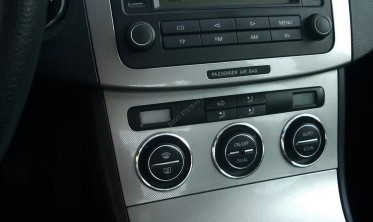 Хром кольца на ручки климат-контроля VW Passat B6 / Touran / Golf 5 Climatronic фото