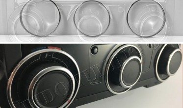 Кільця на ручки регулювання пічки VW Caddy / Golf 6 / Touran / Eos / Jetta / Sirocco / Tiguan / VW T5 fl / T6 / VW CC / Passat B7 фото