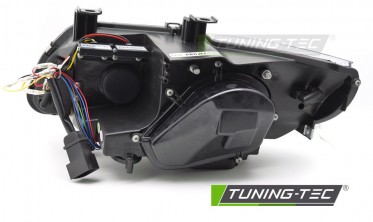 Передние фары черные BMW E92, E93 2010-2013 full led оптика под ксенон фото