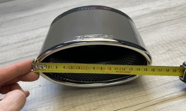 Насадка на вихлопну трубу овальна Buzzer ZZ160XP (великий розмір) фото