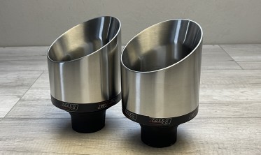 Насадка на выхлопную трубу круглая Buzzer ZZ130XS (диаметр 130 мм) фото