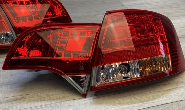 Светодиодные фонари задние Audi A4 B7 универсал фото