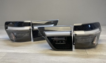 Тюнинговые задние led фонари Jeep Grand Cherokee WK2 (2011-2013) фото