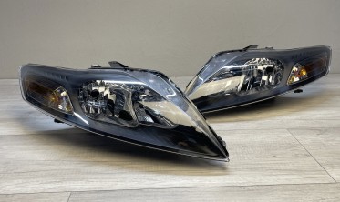 Передні тюнінгові фари Ford Mondeo MK4 2011-2014 чорні Depo фото