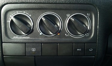 Декоративные кольца на ручки печки VW Polo 6N (94-99) фото