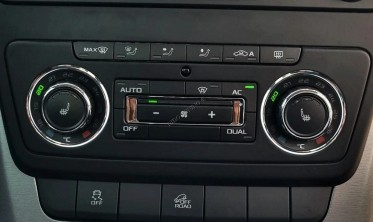 Хром кольца на ручки управления климатом Skoda Yeti / Octavia 2 FL фото