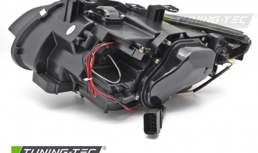 Фары передние BMW E92 / E93 под ксенон с желтыми led габаритами фото