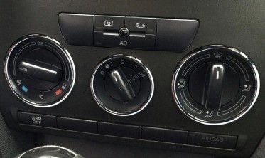 Декоративні кільця на ручки пічки Skoda Octavia 2 фото