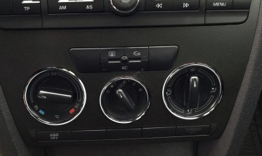 Декоративні кільця на ручки пічки Skoda Octavia 2 фото