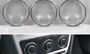 Кольца на ручки климат-контроля Skoda Yeti / Octavia 2 FL фото