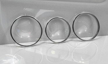 Декоративные кольца на ручки печки Skoda Rapid фото