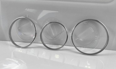 Декоративные кольца на ручки печки Skoda Rapid фото