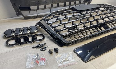 Тюнинговая решетка радиатора Audi A8 D5 2021- стиль S8 фото