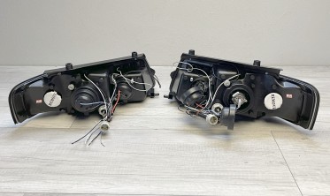 Фари передні VW Passat B5 дорестайл тюнінгові чорні фото
