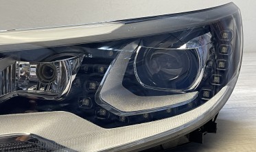 Тюнинговые фары передние VW Tiguan рестайлинг с диодами и ДХО фото