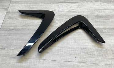 Накладки на крила BMW 4 F32 / F33 / F36 чорні глянцеві фото