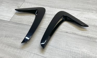 Накладки на крила BMW 4 F32 / F33 / F36 чорні глянцеві фото