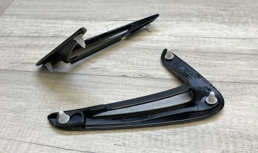 Накладки на крила BMW 4 F32 / F33 / F36 чорні глянцеві фото
