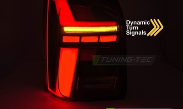 Задні ліхтарі діодні VW T5 2003-2015 стопи тюнінг red фото