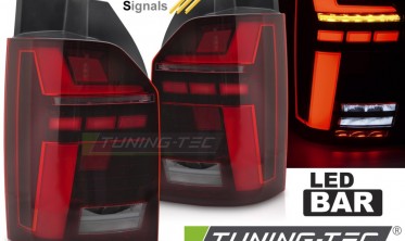 Задні ліхтарі VW T6 15-19 / T6.1 20-24 діодні стопи тюнінг red фото