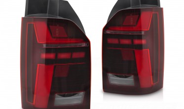 Задние фонари VW T6 15-19 / T6.1 20-24 диодные стопы тюнинг red фото