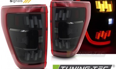 Задние фонари диодные Ford F150 MK14 2020-2023 стопы тюнинг red фото