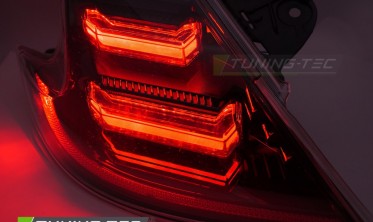 Тюнинг фонари задние Nissan 370Z 2009-2020 стопы black smoke full led фото