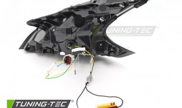Тюнинг фонари задние Nissan 370Z 2009-2020 стопы black smoke full led фото