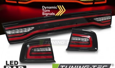 Лед фонари задние Dodge Charger LD 2011-2014 тюнинг стопы + центральная бленда фото