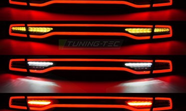 Лед фонари задние Dodge Charger LD 2011-2014 тюнинг стопы + центральная бленда фото