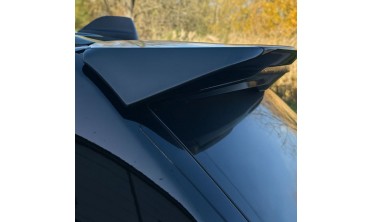 Спойлер на скло Jeep Grand Cherokee WK2 чорний глянцевий фото