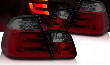 Лед ліхтарі задні BMW 3 E46 sedan 1998-2001 червоно-тоновані стопи фото