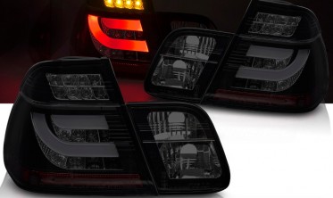 Задні ліхтарі BMW 3 E46 LCI sedan 2001-2005 лед стопи black smoke фото