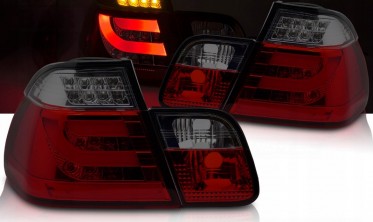 Задні ліхтарі діодні BMW 3 E46 LCI sedan 2001-2005 тюнінг стопи red smoke фото