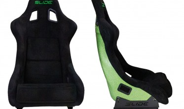 Ковші для машини Slide KS2 Premium Black Welur Green Glitter фото