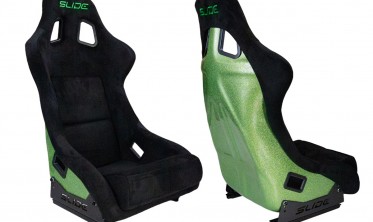 Ковши для машины Slide KS2 Premium Black Welur Green Glitter фото