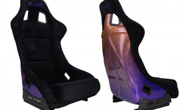 Спорт ковши на авто Slide KS2 Premium Black Welur Gradient Glitter фото