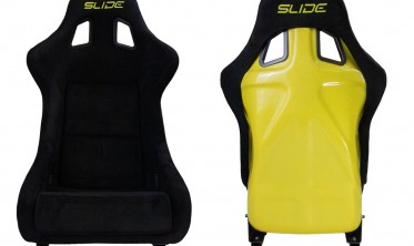 Ковш кресло в авто Slide KS2 Premium Black Welur Yellow Glitter фото