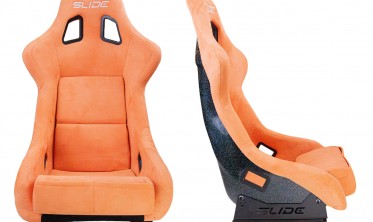 Ковши сидения автомобильные Slide KS2 Premium Dark Orange Welur Moonlight Glitter фото