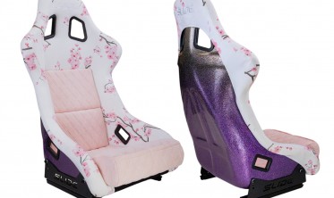 Ковші сидіння в авто Slide KS2 Premium Light Pink Grafic Welur Gradient Glitter фото