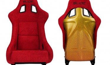 Спорт сидение ковш Slide KS2 Premium Red Welur Gradient Glitter фото