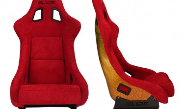 Спорт сидение ковш Slide KS2 Premium Red Welur Gradient Glitter фото