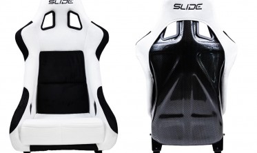 Автомобильный ковш Slide KS2 Premium White Black Welur Carbon Glitter фото