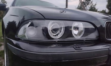 Фары передние BMW E39 Depo с кольцами Angel Eyes фото