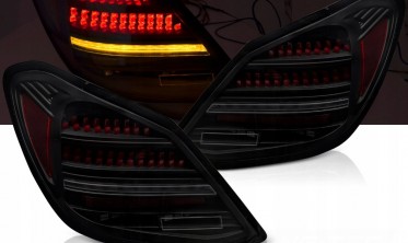 Задние фонари диодные Mercedes C W205 sedan стопы smoke red фото