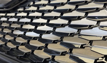 Черная решетка радиатора Skoda Octavia MK3 2012-2016 спорт стиль RS  фото