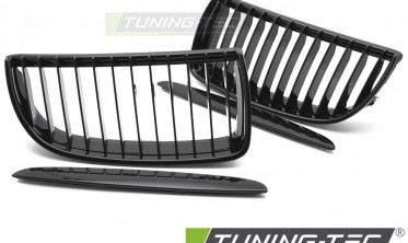 Решетка радиатора BMW 3 E90, E91 2005-2008, черная глянцевая фото