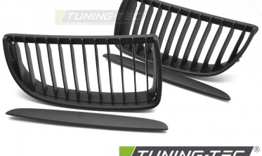 Решетка радиатора BMW 3 E90, E91 2005-2008, черная матовая фото