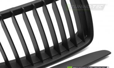 Решетка радиатора BMW 3 E90, E91 2005-2008, черная матовая фото
